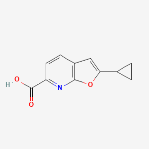 2-Cyclopropylfuro[2,3-b]pyridine-6-carboxylic acid