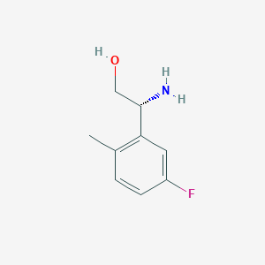 (R)-2-Amino-2-(5-fluoro-2-methylphenyl)ethan-1-OL