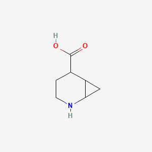 molecular formula C7H11NO2 B13030565 2-Azabicyclo[4.1.0]heptane-5-carboxylic acid 