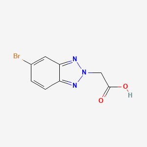 2-(5-Bromo-2H-benzo[D][1,2,3]triazol-2-YL)acetic acid