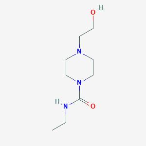 molecular formula C9H19N3O2 B1303063 N-ethyl-4-(2-hydroxyethyl)piperazine-1-carboxamide CAS No. 816456-44-7