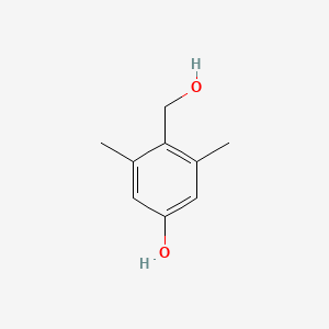 molecular formula C9H12O2 B1303064 4-(羟甲基)-3,5-二甲酚 CAS No. 28636-93-3