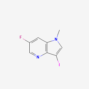 6-fluoro-3-iodo-1-methyl-1H-pyrrolo[3,2-b]pyridine