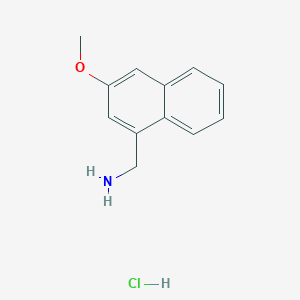 (3-Methoxynaphthalen-1-yl)methanamine hydrochloride