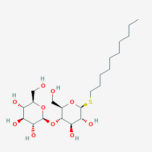 molecular formula C22H42O10S B13030667 Decylbeta-D-thiomaltopyranoside 