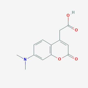 molecular formula C13H13NO4 B1303068 7-二甲氨基香豆素-4-乙酸 CAS No. 80883-54-1