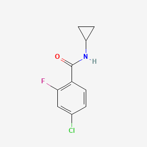 4-chloro-N-cyclopropyl-2-fluorobenzamide