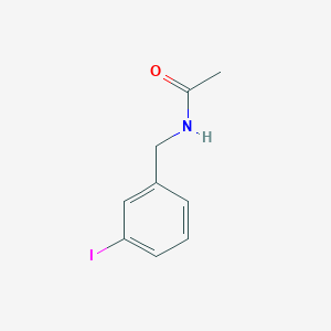 molecular formula C9H10INO B13030693 N-(3-Iodobenzyl)acetamide 