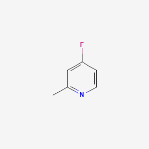 molecular formula C6H6FN B1303070 4-氟-2-甲基吡啶 CAS No. 766-16-5