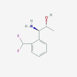 (1R,2R)-1-Amino-1-[2-(difluoromethyl)phenyl]propan-2-OL