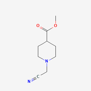 molecular formula C9H14N2O2 B1303077 1-（氰基甲基）哌啶-4-羧酸甲酯 CAS No. 320424-43-9