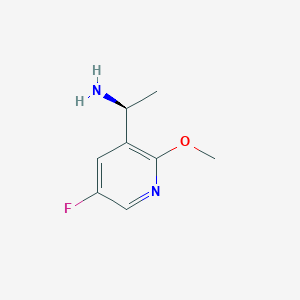 (S)-1-(5-Fluoro-2-methoxypyridin-3-YL)ethan-1-amine