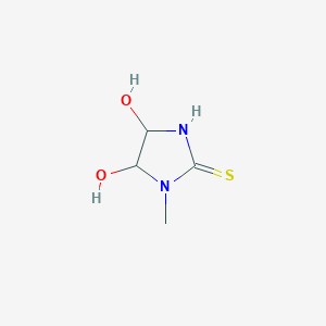molecular formula C4H8N2O2S B1303079 4,5-二羟基-1-甲基四氢-2H-咪唑-2-硫酮 CAS No. 265986-74-1