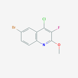 6-Bromo-4-chloro-3-fluoro-2-methoxyquinoline