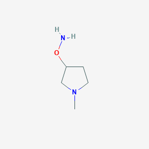 O-(1-methylpyrrolidin-3-yl)hydroxylamine