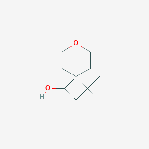 3,3-Dimethyl-7-oxaspiro[3.5]nonan-1-ol