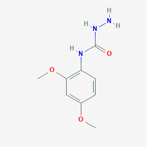 molecular formula C9H13N3O3 B1303082 N-(2,4-二甲氧基苯基)-1-肼基甲酰胺 CAS No. 853097-58-2