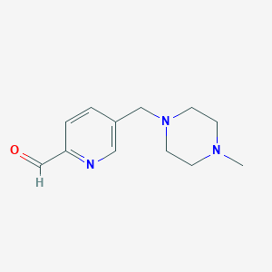 5-((4-Methylpiperazin-1-YL)methyl)picolinaldehyde