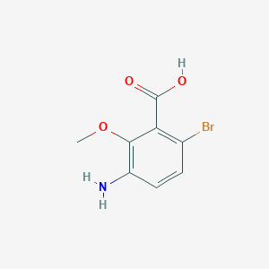 3-Amino-6-bromo-2-methoxybenzoicacid