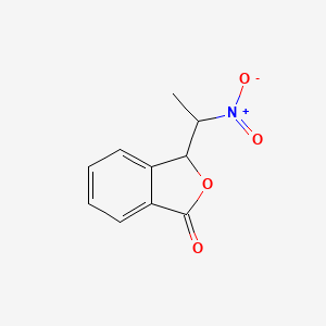 molecular formula C10H9NO4 B1303084 3-(1-硝基乙基)-2-苯并呋喃-1(3H)-酮 CAS No. 79017-08-6