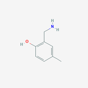 molecular formula C8H11NO B13030849 2-(aminomethyl)-4-methylPhenol 