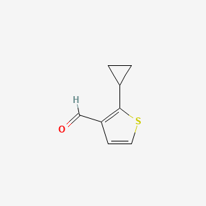 2-Cyclopropylthiophene-3-carbaldehyde