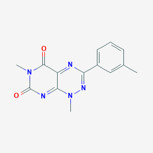 1,6-Dimethyl-3-(m-tolyl)pyrimido[5,4-e][1,2,4]triazine-5,7(1H,6H)-dione