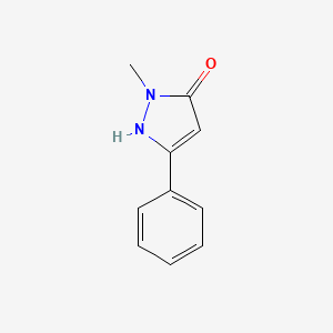 molecular formula C10H10N2O B1303093 1-甲基-3-苯基-1H-吡唑-5-醇 CAS No. 34347-81-4