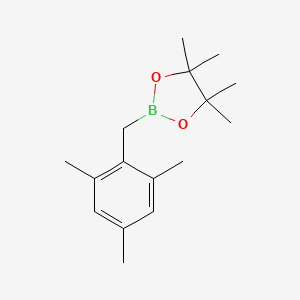 1,3,2-Dioxaborolane,4,4,5,5-tetramethyl-2-[(2,4,6-trimethylphenyl)methyl]-