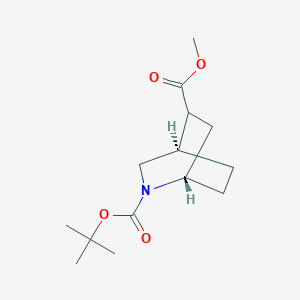 2-O-tert-butyl 5-O-methyl (1S,4R)-2-azabicyclo[2.2.2]octane-2,5-dicarboxylate