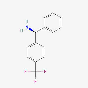 (S)-Phenyl(4-(trifluoromethyl)phenyl)methanamine