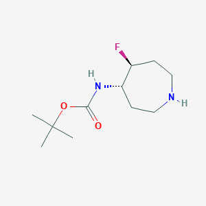 tert-butylN-[trans-5-fluoroazepan-4-yl]carbamate