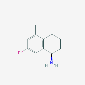 (R)-7-Fluoro-5-methyl-1,2,3,4-tetrahydronaphthalen-1-amine