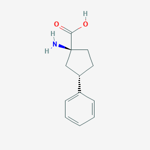 (1S,3S)-1-Amino-3-phenylcyclopentane-1-carboxylic acid