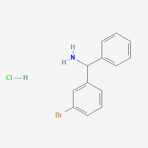 (3-Bromophenyl)(phenyl)methanaminehcl