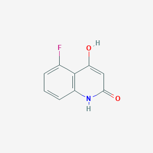 molecular formula C9H6FNO2 B13031095 5-Fluoro-4-hydroxyquinolin-2(1H)-one 