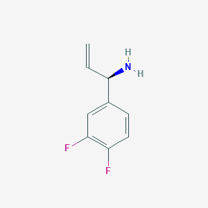 (1R)-1-(3,4-Difluorophenyl)prop-2-enylamine