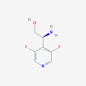 (2S)-2-amino-2-(3,5-difluoropyridin-4-yl)ethanol