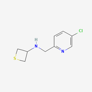 N-((5-Chloropyridin-2-yl)methyl)thietan-3-amine