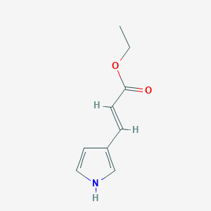 2-Propenoic acid, 3-(1H-pyrrol-3-yl)-, ethyl ester