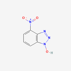 molecular formula C6H4N4O3 B13031200 4-Nitro-1H-benzo[d][1,2,3]triazol-1-ol 