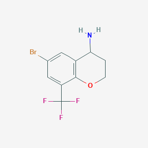 6-Bromo-8-(trifluoromethyl)chroman-4-amine