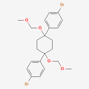 (1S,4S)-1,4-Bis(4-bromophenyl)-1,4-bis(methoxymethoxy)cyclohexane