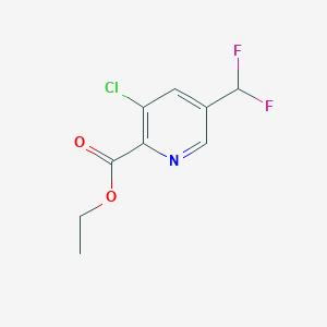 Ethyl 3-chloro-5-(difluoromethyl)pyridine-2-carboxylate