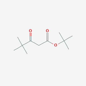 molecular formula C11H20O3 B13031307 tert-Butyl 4,4-dimethyl-3-oxopentanoate CAS No. 61540-31-6