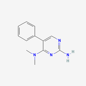 molecular formula C12H14N4 B1303133 N4,N4-二甲基-5-苯基-2,4-嘧啶二胺 CAS No. 320424-61-1