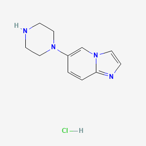 6-Piperazinoimidazo[1,2-a]pyridinedihydrochloride