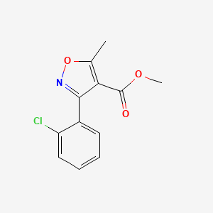 molecular formula C12H10ClNO3 B1303134 3-(2-氯苯基)-5-甲基-4-异恶唑甲酸甲酯 CAS No. 4357-94-2