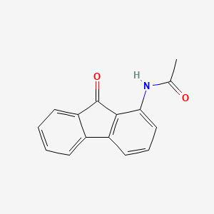 N-(9-oxofluoren-1-yl)acetamide