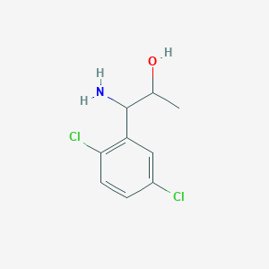 1-Amino-1-(2,5-dichlorophenyl)propan-2-OL